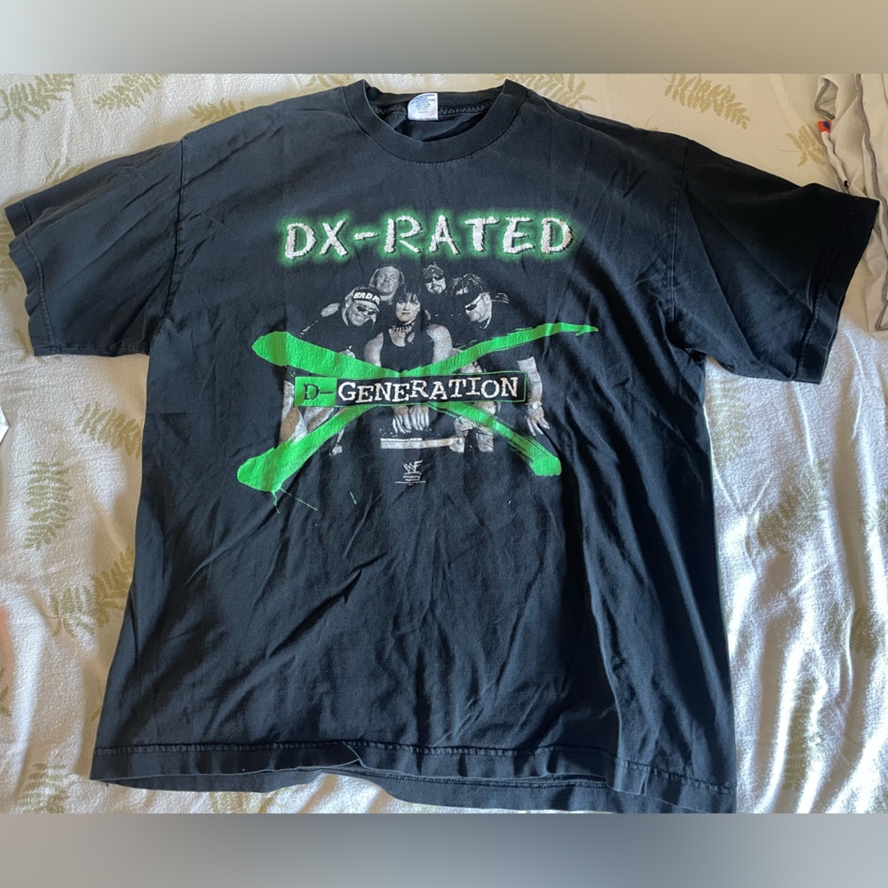 Vintage 1998 WWE WWF DX-Rated D-Generation Tee Shirt
